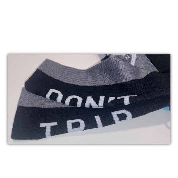 Neff Crew Socks 3 Pair Men 6-12 Multicolor w Don’t Trip & Logo Skate BMX Ride - Picture 5 of 12